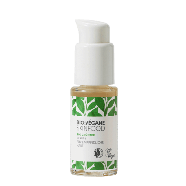 <b>SERUM FACIAL</b><br>para piel sensible<br>Té verde orgánico
