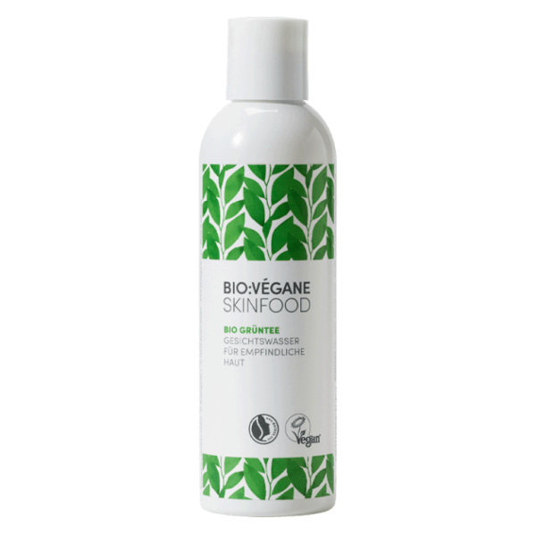 <b>TÓNICO FACIAL</b><br>para piel sensible<br>Té verde orgánico